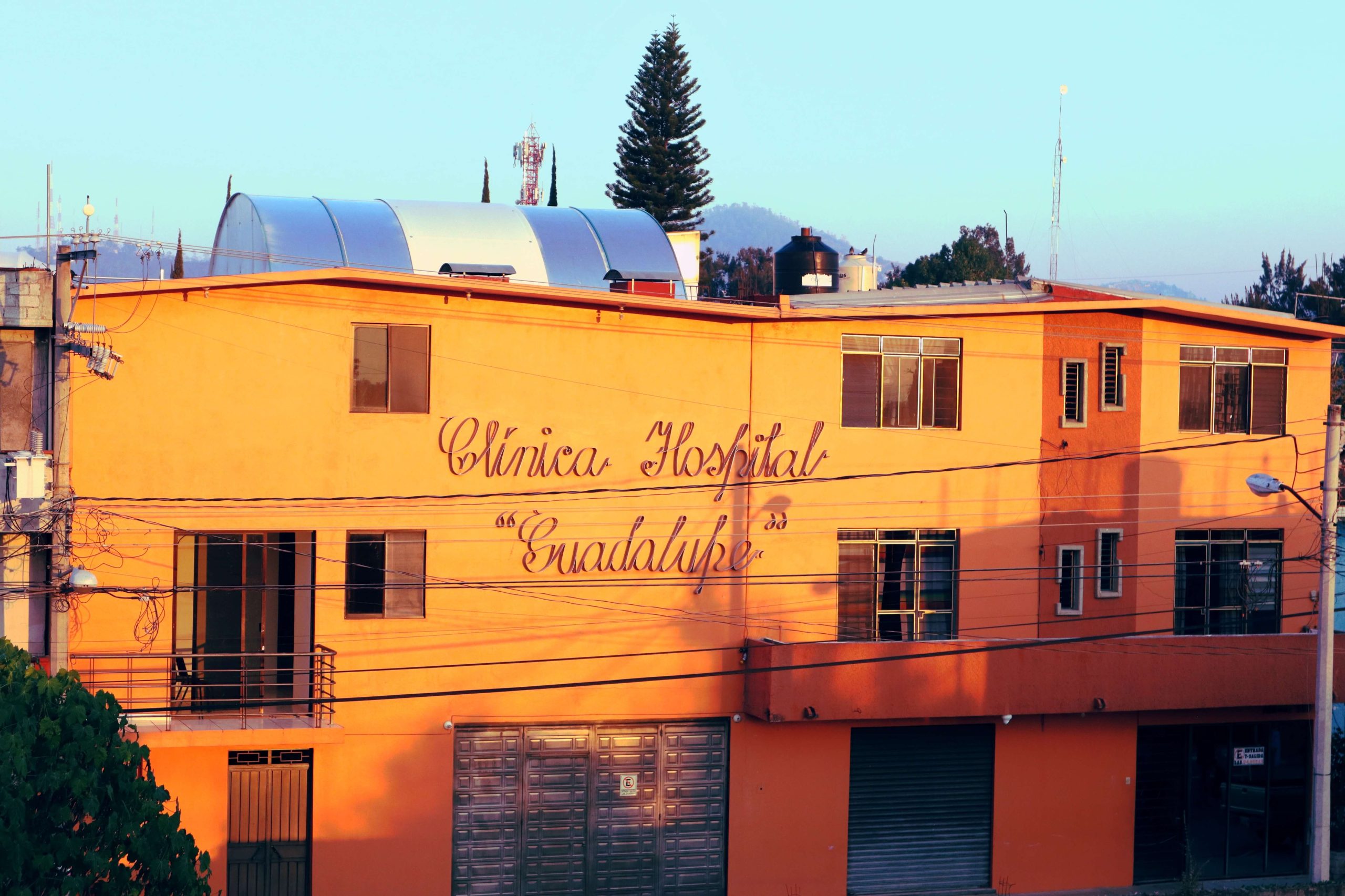 panoramic view of the hospital