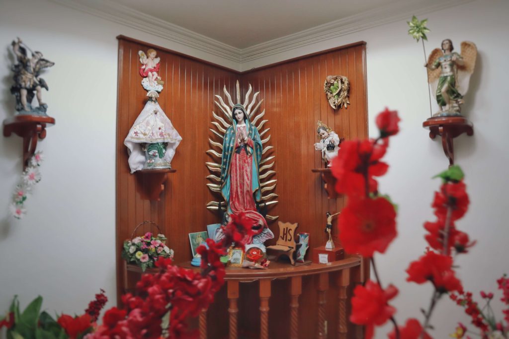 Virgin of Guadalupe's altar